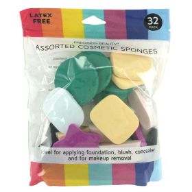 Swissco Assorted Latex Free Sponges, 32 Count